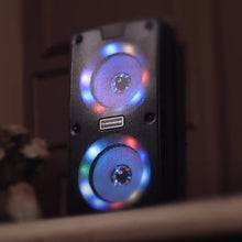 Load and play video in Gallery viewer, Rhythm | Bookshelf Speaker with Electric RGB effects
